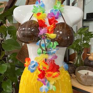 Sujetador de cáscara de coco más vendido sujetador Hawaiano/de coco tamaño completo para niños adultos/Top de Bikini - Product Image 5