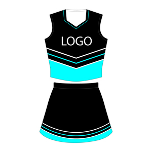 Fabricant au Pakistan, ensemble uniforme de cheerleading pour femmes, short et jupe, vente en ligne très populaire - Product Image 2
