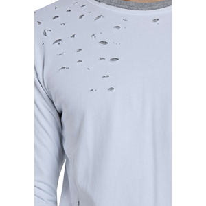 เสื้อยืดแขนยาวผู้ชายแบบเรียบ คุณภาพสูง น้ำหนักเบา ดีไซน์พรีเมียม แห้งเร็ว - Product Image 3