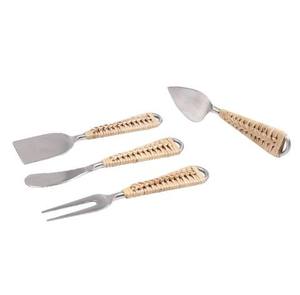 Long Lasting Made in India <b>Silver</b> Finishing Flatware <b>Sets</b> Stainless Steel <b>Silver</b> Fork Knife and Spoon with Handle for Meal - Product Image 2