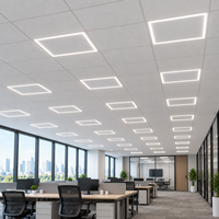 Barre lumineuse LED de 30 mm de large, certifiée ETL CETL, installation flexible pour les projets de bureaux et commerciaux