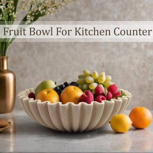 Bol décoratif pour cuisine, accessoires de cuisine pour la maison, bol de service pour la salle à manger, décoration de cuisine moderne, alternative au plateau à fruits - Product Image 4