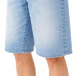 Shorts en jean bleu clair pour homme 2026, longueur genou, coupe droite, décontracté, été, confortable pour le quotidien - Product Image 6