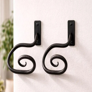 Hand Forged <b>Curtain</b> Holders - Product Image 3