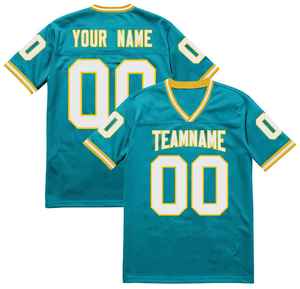 2k26 Nuevo estilo de camiseta de fútbol americano personalizada para hombre, uniforme de equipo de manga corta con cuello en V, camisa atlética de rendimiento - Product Image 2