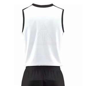 Vêtements de sport unisexes respirants en polyester 100% fabriqués au Pakistan, uniforme de basket-ball, taille personnalisée, sans manches, à bas prix - Product Image 5