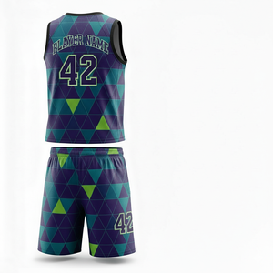 Venta al por Mayor de Fábrica, Uniformes de Baloncesto 2026, 100% Poliéster, Transpirables, Ligeros, Manga Corta, Diseño Profesional - Product Image 3