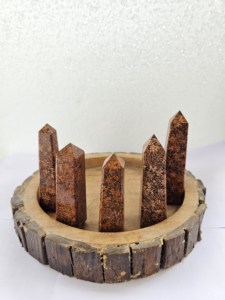 Venta al por mayor de torres de cristal natural pulido, varitas de piedra para sanación espiritual, gemas de Feng Shui, ágatas Jilani de Gujarat - Product Image 5