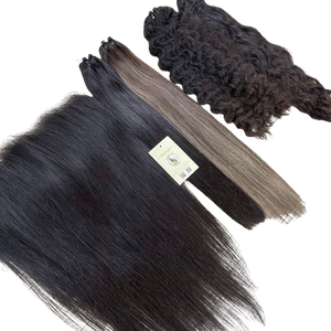 Extensiones de Cabello Humano Remy de Primera Calidad, Super Double Drawn, Balayage HD Frontal, Lacio Natural, Rubio, de Vietnam - Product Image 1