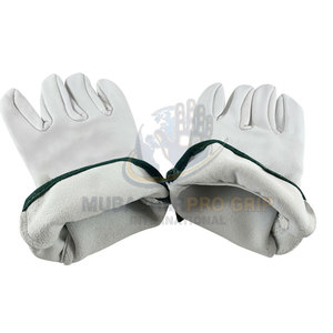Guantes de cuero resistente con diseño práctico para aplicaciones profesionales. - Product Image 6