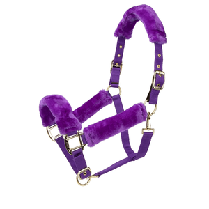 Harnais pour cheval en nylon rembourré en fourrure de vison douce, sur mesure, durable, confortable, léger, couleurs vives - Product Image 5