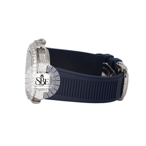 Reloj de Diamantes de Acero Inoxidable de Alta Gama con Movimiento de Cuarzo y Moissanita, Accesorio de Moda para Bodas y Celebraciones - Product Image 2