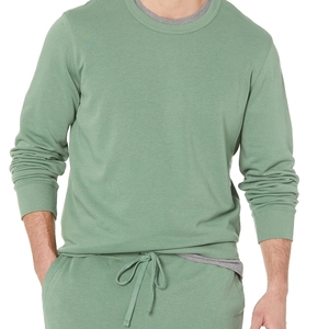 Sweat-shirt décontracté d'hiver pour homme - Tissu tricoté ample en polyester/coton anti-boulochage, marque personnalisée - Product Image 3