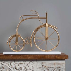 Meilleure qualité nouvelle sculpture décorative moderne en métal or utilisée pour la décoration avec la fabrication - Product Image 3