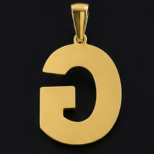Pendentif personnalisé en argent 925 avec lettre initiale G en moissanite de laboratoire, bicolore, style hip-hop, breloque nominative, pour fête, OEM ODM, directement de l'usine - Product Image 5