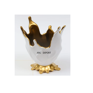 Pot de fleurs décoratif fantaisie de luxe élégant, nouveau design, prix de gros, pour la décoration de fête à domicile - Product Image 1