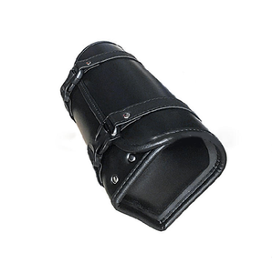 Black Leather <b>Tool</b> Roll Bag Custom Universal <b>Waterproof</b> Motorcycle Side <b>Box</b> Saddlebags for Motorcycle 2026 - Product Image 2