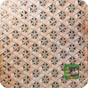 VIETNAM FACTORY Wholesale Natural FOX EYES Cane Peel Rattan Bamboo <b>Webbing</b> Weaving Rattan Sheet Roll for Raw Material - Product Image 2