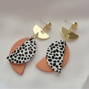 ต่างหูเรซิ่นทำมือขายส่ง เครื่องประดับแฟชั่นทันสมัยสำหรับผู้หญิง - Product Image 2