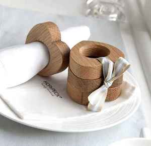 Anillo para Servilletas de Madera de Mango con Forma de Pájaro, Moderno y Ecológico, Accesorio para Mesa de Interior, 100% Hecho a Mano - Product Image 4