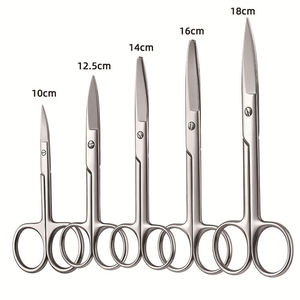 Ciseaux chirurgicaux industriels en acier inoxydable pour instruments médicaux, à tête lisse, droite ou courbée, OEM par Grip Surgical - Product Image 1