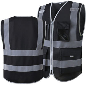 Industrial Engineer Work Uniform Safety <b>Vest</b> Reflective High Visibility <b>Utility</b> Tool <b>Vest</b> Waterproof Durable Workwear <b>Vest</b> - Product Image 3