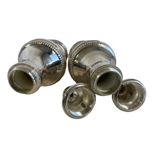 Aluminum <b>Salt</b> And Pepper Shakers Set Metal Herb Spice Tools Durable Hand Wash Only - Product Image 2