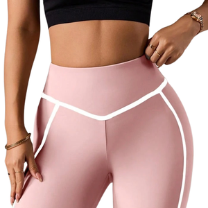 Leggings de Yoga de Cintura Alta para Mujer, Control de Abdomen, Elásticos, para Fitness, Entrenamiento, Running, Gimnasio, Ropa Deportiva, Pantalones de Compresión Suave - Product Image 5