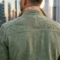 Veste en cuir véritable, prix de gros, haute qualité, veste en cuir personnalisée, veste en cuir d'hiver pour homme à prix avantageux