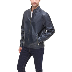Hot Selling Best <b>Winter</b> Men's Slim Genuine <b>Leather</b> <b>Jackets</b> Vintage Style Breathable Digital Printing Customized Design - Product Image 3