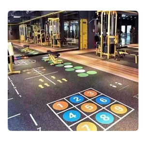 Rollo de Suelo de Goma EPDM Antideslizante para Gimnasio TOPFRP TOP2605, con Espesor de 3-10 mm y Características Ecológicas - Product Image 2