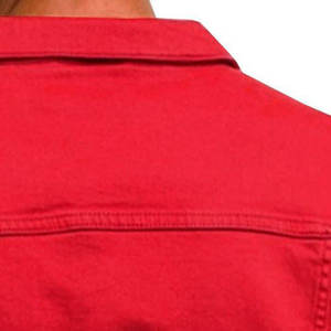 เสื้อแจ็คเก็ตยีนส์วินเทจสำหรับผู้ชาย OARH INT INDUSTRY MAS-1206 2026 รุ่นพรีเมียม ผ้าฝ้ายระบายอากาศดี ติดกระดุม ปักโลโก้ด้านหน้า ผลิตตามสั่ง - Product Image 2