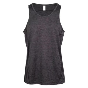 เสื้อกล้ามกีฬาผู้ชาย Heather Marl แห้งเร็ว ไม่มีแขน เหมาะสำหรับออกกำลังกาย วิ่ง เล่นกีฬา รับผลิตตามสั่ง ขายส่ง - Product Image 4