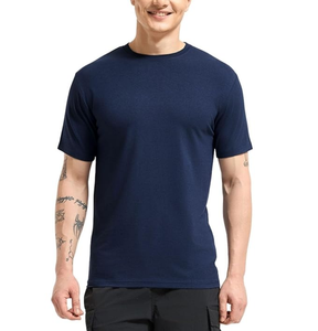Summer Hot Selling High Quality Men's 100% Cotton Thick 180 GSM Breathable Custom OEM Logo Regular Fit Design Logo Labels - Product Image 5