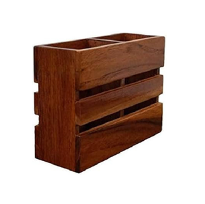 Soporte de Madera para Bolígrafos al por Mayor de Fábrica en India, con Precios Bajos, Atractivo Soporte de Madera de Doble Capa para Bolígrafos - Product Image 3