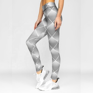 Women Premium Quality Gym <b>Leggings</b> with Custom Logo High Waist Push Up Fitness Tights for Sportswear - Product Image 1