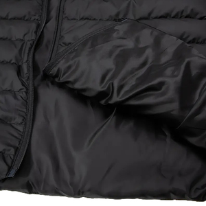 wholesale custom New Winter Black High Quality Men Puffer Vest Custom Logo Warm Vest <b>Jacket</b> for Men - Product Image 5