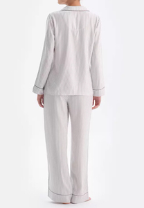 Women Solid Summer Breathable Lightweight 100% Cotton Two Piece Sleepwear Set Lounge Wear Night Sleeping <b>Suit</b> MADE BY BS - Product Image 5