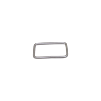 MING KEE METAL 31mm Gesper Persegi Panjang Bebas Nikel Bersertifikasi OEKO-TEX untuk Tali Kain Webbing Tas Aksesori