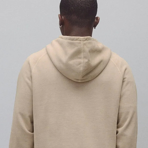 Sweat à capuche décontracté pour homme, coupe ample moderne, épaules tombantes, couleur unie pour un look stylé, matière douce avec logo personnalisé - Product Image 5