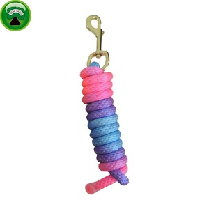 Arc-en-ciel fantaisie coton cordes de plomb licou pour cheval - Product Image 3