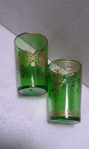 Vasos de té marroquíes coloridos para suministros de hotel y restaurante - Product Image 6