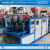 Máquina de Moldeo por Soplado Semiautomática XIANGLONG con Control PLC para Producción de Pelotas de HDPE/PP, Juguetes para Niños