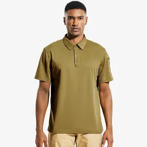 Men's Slim Fit Polo Shirts Outdoor Performance Collared Shirt Lightweight Eco-Friendly Men's Polo Security Shirts for Unisex