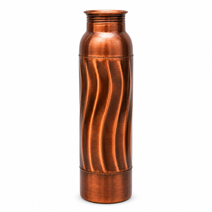 High Polished Copper Bottle Latest Arrival Metal Copper Bottle Attractive Design Look Elegant Copper Water Bottle at Wholesale - Product Image 4