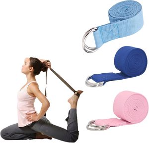 Correa de Yoga de Algodón de Alta Resistencia con Hebilla Metálica Ajustable, Correa de Estiramiento de Algodón Resistente para Entrenamiento, Venta al Por Mayor - Product Image 3