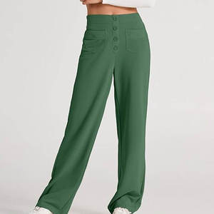 2026 Famous Designer Ladies Pant Cotton Women Trouser Best High Quality Made Women Trousers - Product Image 3