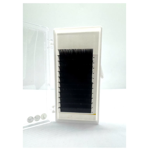 Extensiones de Pestañas Coreanas PBT de 8-25 mm, Personalizadas, de Marca Privada, Individuales, de Volumen, de Cachemira, Veganas - Product Image 1