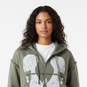 Chaquetas Unisex Modernas con Estampado Personalizado, de Alta Calidad, 100% Algodón, Forro Polar, Estilo Vintage, con Cierre, Diseño Gráfico Urbano - Product Image 5