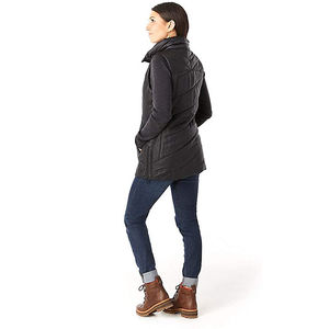 Gilet matelassé sans manches en toile pour l'hiver, avec fermeture éclair, logo personnalisé, style streetwear, manteau d'extérieur, gilet équestre respirant pour femme - Product Image 2